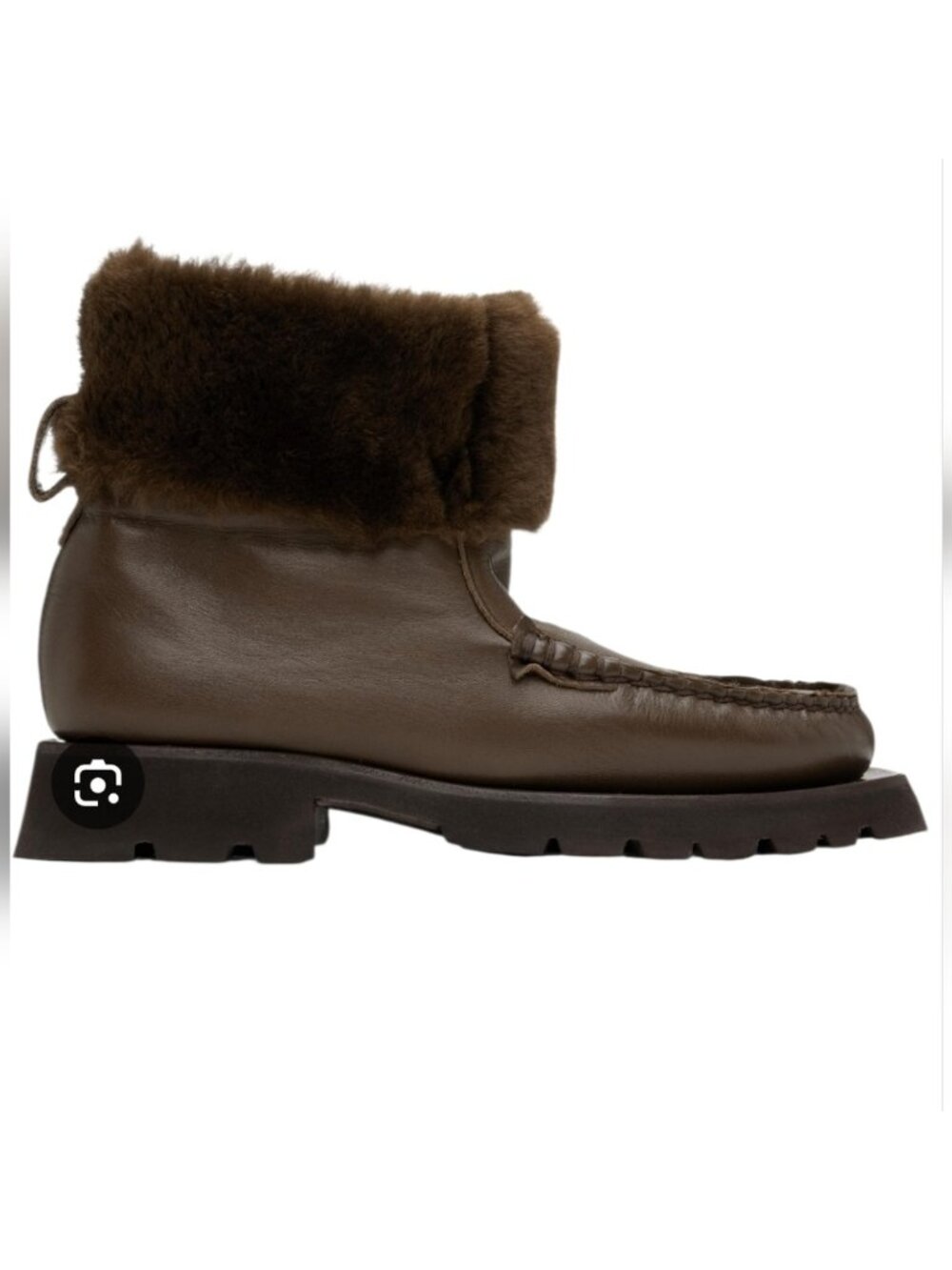 Armenta Brown Shearling Winter Boots